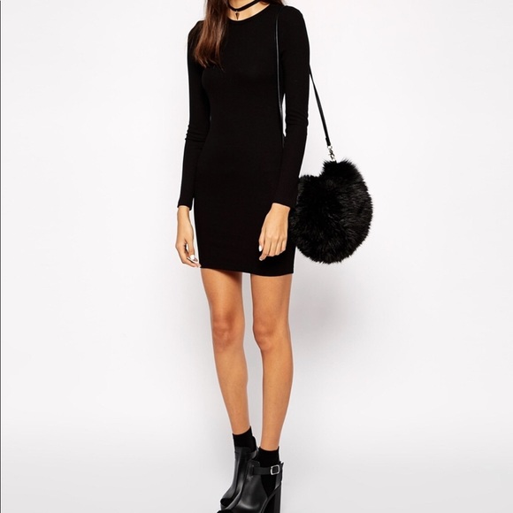 ASOS Ribbed Mini Dress - Picture 5 of 6